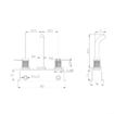 Wall Mounted Bath Spout with Basin Mixer Taps Round Set Bathroom Sink Faucet with 1/4 Turn Twin Taps Brass for Tub (Matte Black)