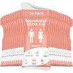Disposable Urine Bag,24PCS Pee Bags for Travel for Women/Men,800ML Emergency Portable Urinal Bag and Vomit Bags,Unisex Urinal Bag,Pink