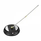 15" Pressure Washer Surface Cleaner 4000 Max PSI Plastic 2 Extended Wands