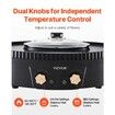 Hot Pot with Grill 1800W 2-in-1 Electric Smokeless Grill and Hot Pot