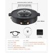 Hot Pot with Grill 1800W 2-in-1 Electric Smokeless Grill and Hot Pot