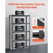 Storage Shelves 18" D x 40" W x 72" H 5-tier Garage Storage Shelving 457 x 1016 x 1829 mm