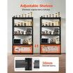 Storage Shelves 18" D x 40" W x 72" H 5-tier Garage Storage Shelving 457 x 1016 x 1829 mm