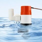 Livewell Pump for Boat 12V 800 GPH Livewell Aerator Pump Straight 2 Inlets