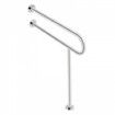 Toilet Safety Rail with Leg 80 cm 136 kg Capacity Stainless Steel Grab Bar
