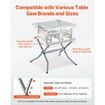 Table Saw Folding Stand 158.76 kg Load Capacity Portable Table Saw Stand