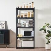 Storage Shelves 18" D x 32" W x 72" H 5-tier Garage Storage Shelving 457 x 813 x 1829 mm