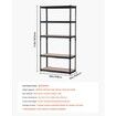 Storage Shelves 406 x 914 x 1813 mm 5-tier Garage Storage Shelving