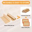 Non-Stick Silicone Baking Mat Roll Heat Resistant Pastry Dough Counter Protector 30×244cm With Non Slip Surface And Oven Safe Design