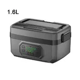 1.6L Cordless Electric Lunch Box, Self Heating Lunch Box Battery Powered with Automatic Heating, BPA Free, Meal Prep Friendly