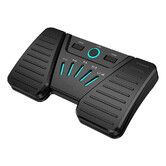 Page Turner Pedal for Musical Instruments, Portable Foot Pedal, Silent Rechargeable Music Page Turner for iPad, Tablets, Phone