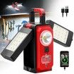 Rechargeable Camping Light Battery Powered Camping Lantern with 4 Light Modes Hook IPX5 Rotatable Work Light for Power Outages Emergency