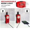 Rechargeable Camping Light Battery Powered Camping Lantern with 4 Light Modes Hook IPX5 Rotatable Work Light for Power Outages Emergency