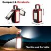 Rechargeable Camping Light Battery Powered Camping Lantern with 4 Light Modes Hook IPX5 Rotatable Work Light for Power Outages Emergency