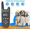 Dog Shock Collar Rechargeable Electric Dog Training Collar with Remote Beep,Vibration and Shock Modes for 2 Medium Large Dogs