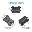 Dog Shock Collar Rechargeable Electric Dog Training Collar with Remote Beep,Vibration and Shock Modes for 2 Medium Large Dogs