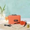 Cassette Player Recorder Portable Compact Nostalgic, Lightweight, Cassette to MP3 Converter for Outdoor Travel, Orange