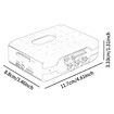 Cassette Player Recorder Portable Compact Nostalgic, Lightweight, Cassette to MP3 Converter for Outdoor Travel, Orange