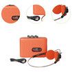 Cassette Player Recorder Portable Compact Nostalgic, Lightweight, Cassette to MP3 Converter for Outdoor Travel, Orange