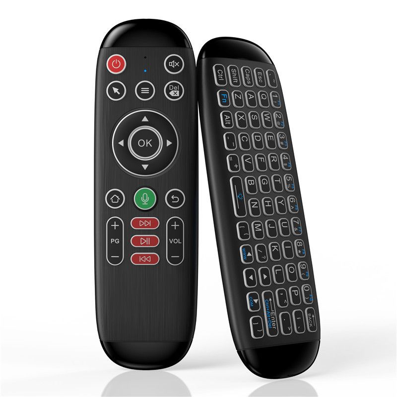 Remote Controller For Computer Universal 2.4G Air Mouse Remote Controller Color Backlight Keyboard ...