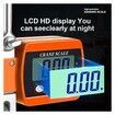 Portable Digital Crane Scale 500Kg Digital Crane Hanging Scale Heavy Duty Crane Scale LCD Backlight Industrial Hook Scales Unit Change Color Blue