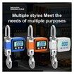 Portable Digital Crane Scale 500Kg Digital Crane Hanging Scale Heavy Duty Crane Scale LCD Backlight Industrial Hook Scales Unit Change Color Blue