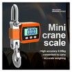 Portable Digital Crane Scale 500Kg Digital Crane Hanging Scale Heavy Duty Crane Scale LCD Backlight Industrial Hook Scales Unit Change Color Blue