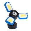 LED Rechargeable Work Light Work Lights with Magnets and Hook 3 Folding Panels Waterproof Portable Construction Light for Car Repair Emergency