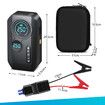 4IN1 Car Jump Starter Pack 12V Portable Auto Tyre Inflator Battery Charger Handheld Power Bank Compact Air Compressor Pump Booster Jumper LED Lights