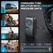 4IN1 Car Jump Starter Pack 12V Portable Auto Tyre Inflator Battery Charger Handheld Power Bank Compact Air Compressor Pump Booster Jumper LED Lights