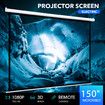 150 Inch Projector Screen Large Motorised Electric Ceiling Wall Mounted Roll Up Down Projection Home Movie Cinema Theatre