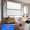 150 Inch Projector Screen Large Motorised Electric Ceiling Wall Mounted Roll Up Down Projection Home Movie Cinema Theatre