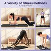 Pilates Board Resistance Bands Home Gym Trainer Ab Workout Push Up Slide Reformer Abdominal Core Strength Exercise Fitness Equipment Foldable Machine