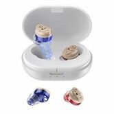 Hearing Aids with Noise Canceling Rechargeable Hearing Aid for Seniors Adjustable Volume with Charging Case