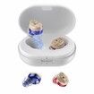 Hearing Aids with Noise Canceling Rechargeable Hearing Aid for Seniors Adjustable Volume with Charging Case