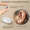 Hearing Aids with Noise Canceling Rechargeable Hearing Aid for Seniors Adjustable Volume with Charging Case