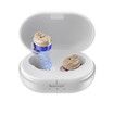 Hearing Aids with Noise Canceling Rechargeable Hearing Aid for Seniors Adjustable Volume with Charging Case