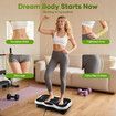 Vibration Platform Machine Plate Fitness Gym Home Exercise Vibrating Shaking Full Body Shaker Workout Stand Shake Board Weight Loss Lymphatic Drainage