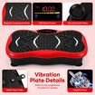 Vibration Plate Fitness Platform Exercise Machine Vibrating Lymphatic Drainage Shaking Board Full Body Workout Shaker Sport Gym Weight Loss Trainer