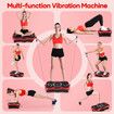 Vibration Plate Fitness Platform Exercise Machine Vibrating Lymphatic Drainage Shaking Board Full Body Workout Shaker Sport Gym Weight Loss Trainer