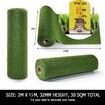 2x15m Artificial Grass Synthetic Turf Fake Imitation False Faux Green Lawn Roll 32mm Child Pet Friendly for Backyard Balcony Garden Patio