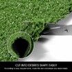 1x5m Artificial Grass Synthetic Turf Fake Imitation False Faux Green Lawn Roll 10mm Child Pet Friendly for Backyard Balcony Garden Patio