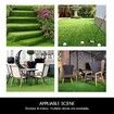 1x5m Artificial Grass Synthetic Turf Fake Imitation False Faux Green Lawn Roll 10mm Child Pet Friendly for Backyard Balcony Garden Patio
