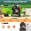 Camping Fan Rechargeable,10000mAh Battery Powered Misting Fan,Portable Battery Operated Tent Air Conditioner for Camping - Glamping Essentials
