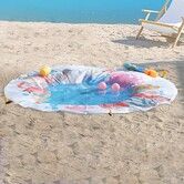 Beach Sand Swimming Pool Water Summer Fun Sand Beach Mat 1.4m *1.4m Picnic Mat Christmas Birthday Kids Gift