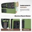 Beach Backpack with Wet Pocket Drawstring Mesh Beach Bag Waterproof Swimming Pool Backpack for Men and Women (Green)