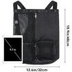 Beach Backpack with Wet Pocket Drawstring Mesh Beach Bag Waterproof Swimming Pool Backpack for Men and Women (Black)