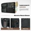Beach Backpack with Wet Pocket Drawstring Mesh Beach Bag Waterproof Swimming Pool Backpack for Men and Women (Black)
