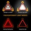 Emergency Warning Triangle, LED Light, Water Resistant, Shockproof and Portable