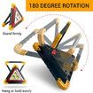 Emergency Warning Triangle, LED Light, Water Resistant, Shockproof and Portable